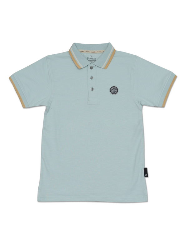 Funkle Boys Polo – Lyseblå