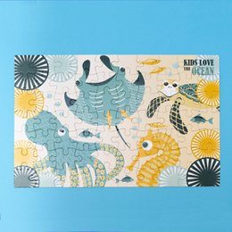 Puzzle 70 elementów, od 5 lat, Oceany | Wyprodukowano we Francji