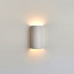 Ceramic wall lamp - Raw white