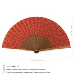 Roter Faltventilator Dalila