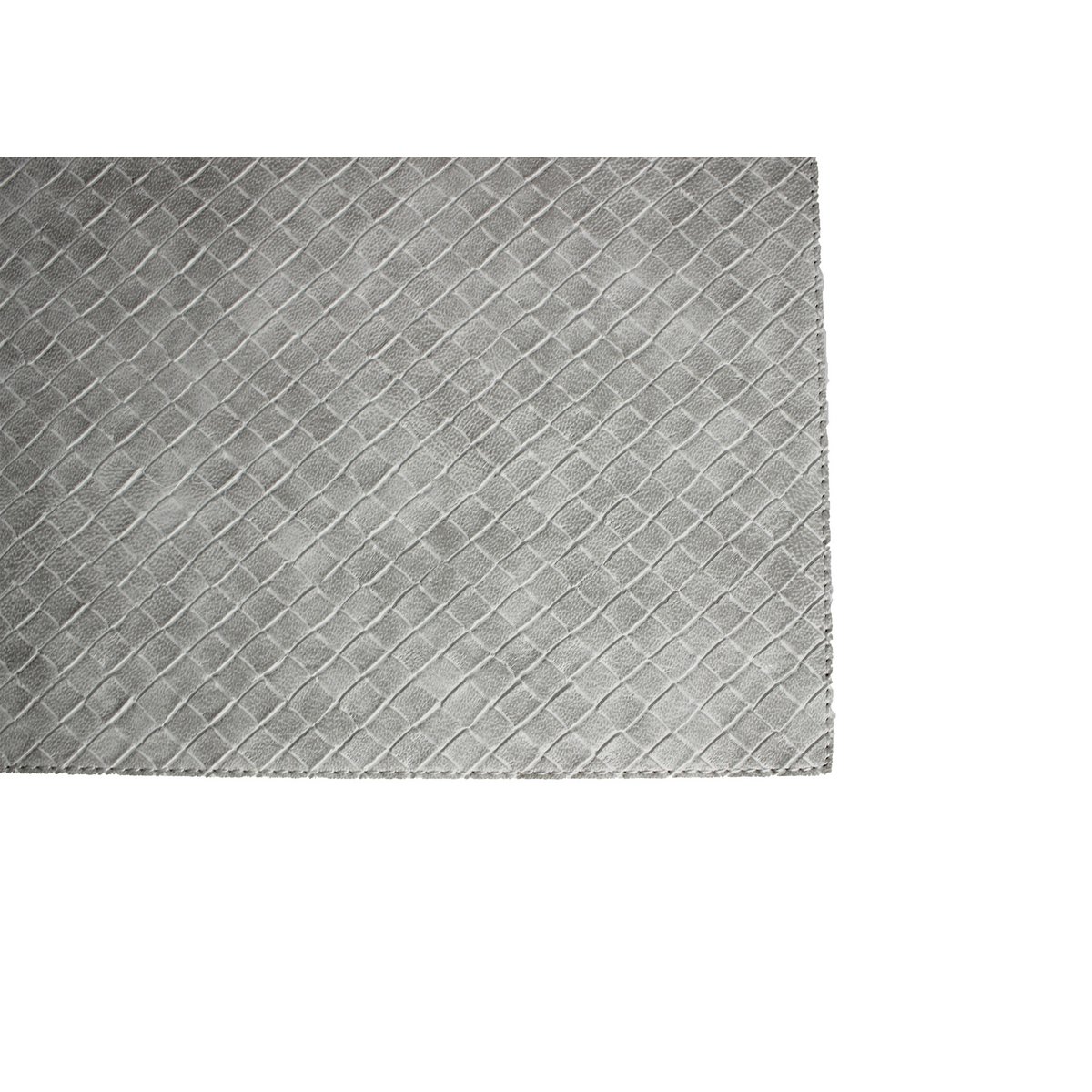 Zestaw stołowy 6 zestaw brązowych/beżowych syntetycznych skóry 45x33 cm