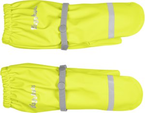 Mud Glove with fleece lining - neon yellow
