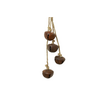 Kersthanger belletjes Jort roest-24x3x3CM