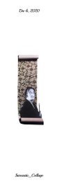 Bookmarks with print of paper collage