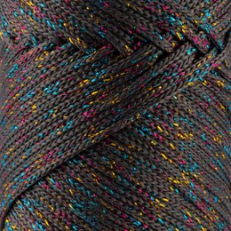 Sznurek Sensy Premium 1,5 mm Multi Sparkle - 164 metry, 100% poliestrowy sznurek do makramy