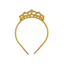 Serre-tête Crochet Couronne Or