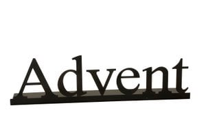 Schriftzug Advent