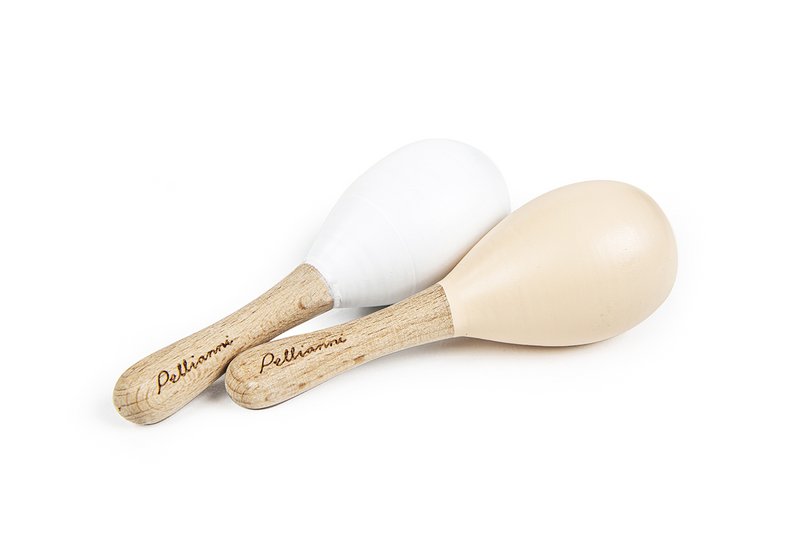 Maracas Pastello Rosa/Bianco