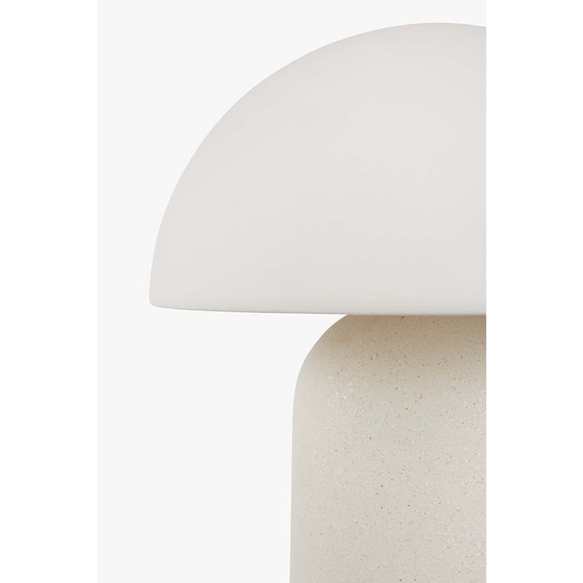 Handmade table lamp Maeve from Portuguese earthenware, natural
