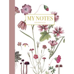 Note Booklet - Rose floral