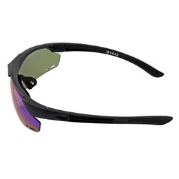 SUNUP Set Magnet Sportowe okulary przeciwsłoneczne Matt Black / Full Revo Blue