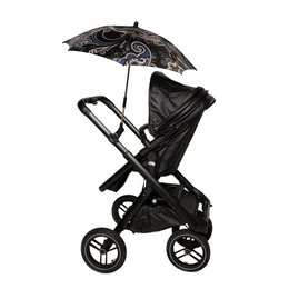 Bellasol - Limited Edition Paisley - Parasol barnevogn/buggy universal - Speciel UV-bestandig belægning - 1 års garanti