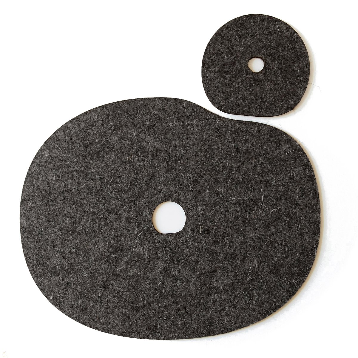 Set of table mat and coaster
