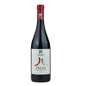 Nero d'Avola Siciliaanse stille rode wijn "Preso"