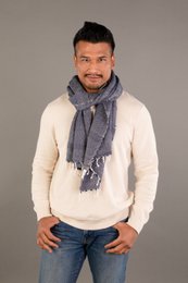 Le Grand Krama Warm Navy Blue - Men