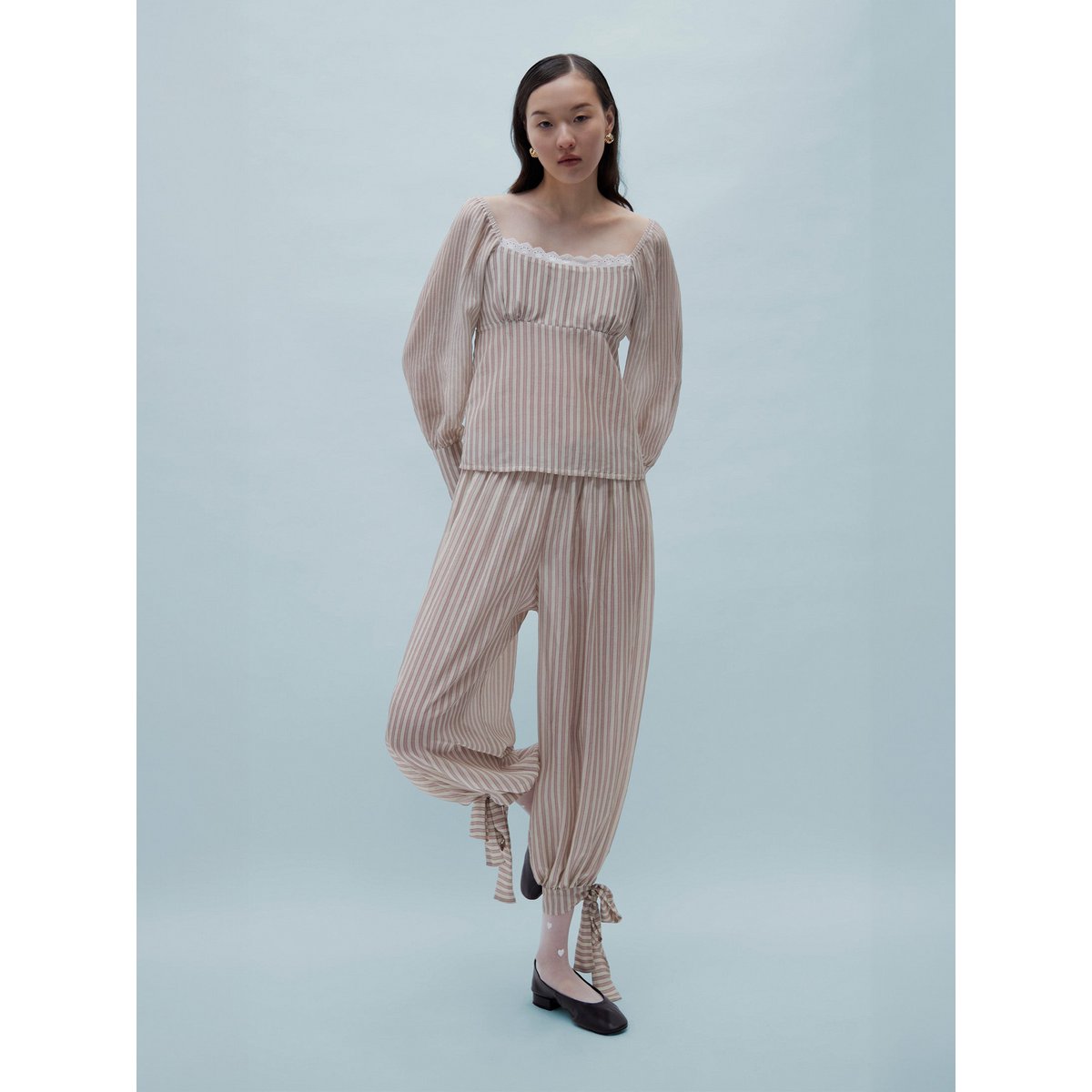 Strawberry Crush roze gestreepte blouse