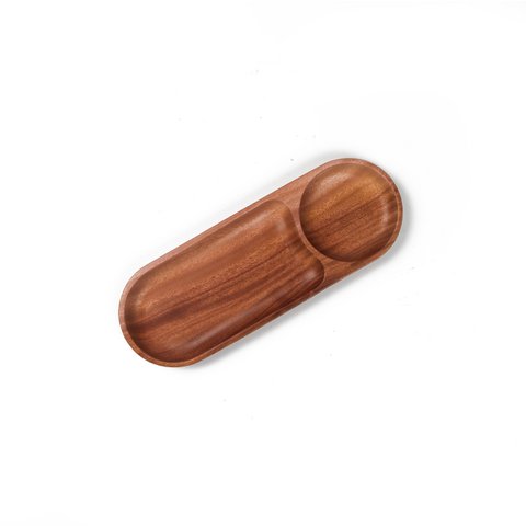 Handmade Tableware - Chip & Dip Tray - Eco-friendly - Khaya Wood
