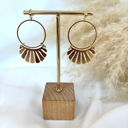 Nomad Spirit – Gold Statement Earrings