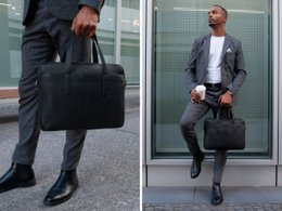 Laptop bag CAPELLA Midnight black