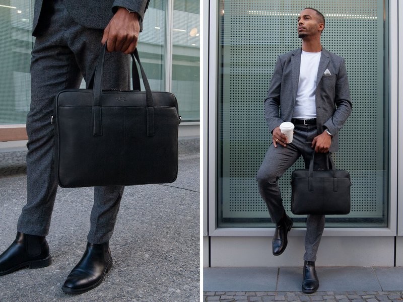 Laptoptaske CAPELLA Midnight sort