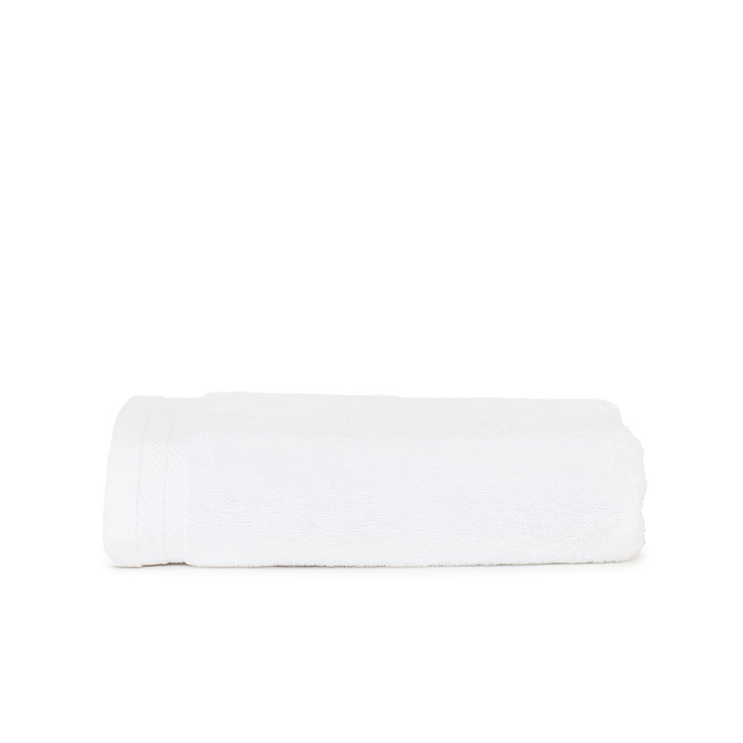Badetuch aus 100 % Bio-Baumwolle, 70 x 140 cm, 550 g/m², Weiß
