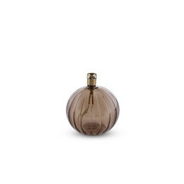 Olielamp Round elegant champagne brass S