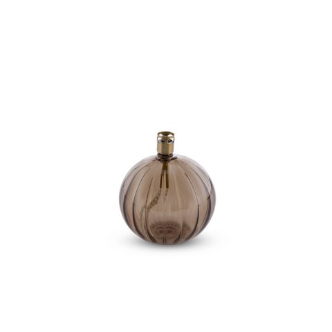 Olielamp Round elegant champagne brass S