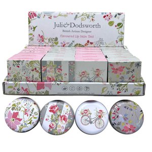 Julie Dodsworth Pink Botanical Lippenbalsam in einer Dose