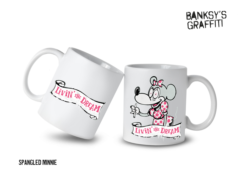 Banksy Keramikkrus 325ml - Minnie Living the Dream
