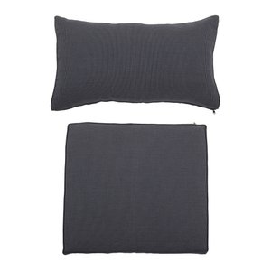 Mundo Kissenbezug (ohne Füllung), Grau, Polyester