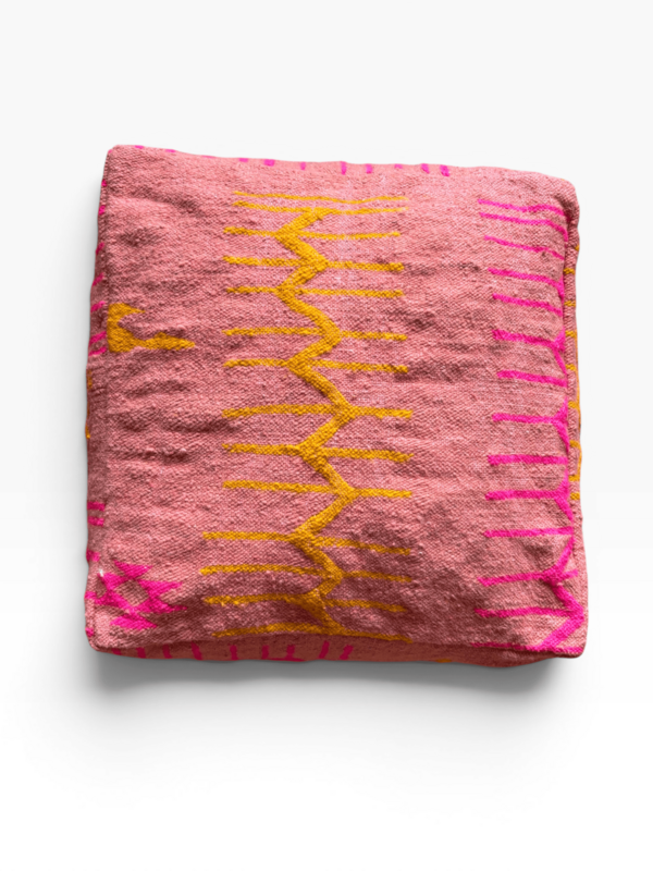 Gulvpude - Colorful Line - Terracotta Edition - Terra VIII