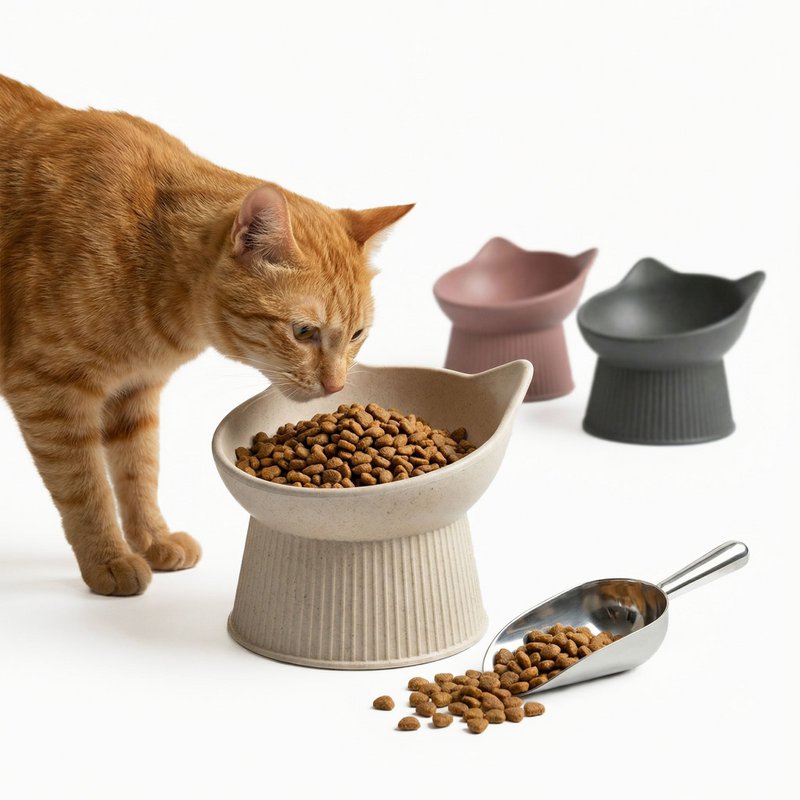 Raised cat bowl "ALMA"