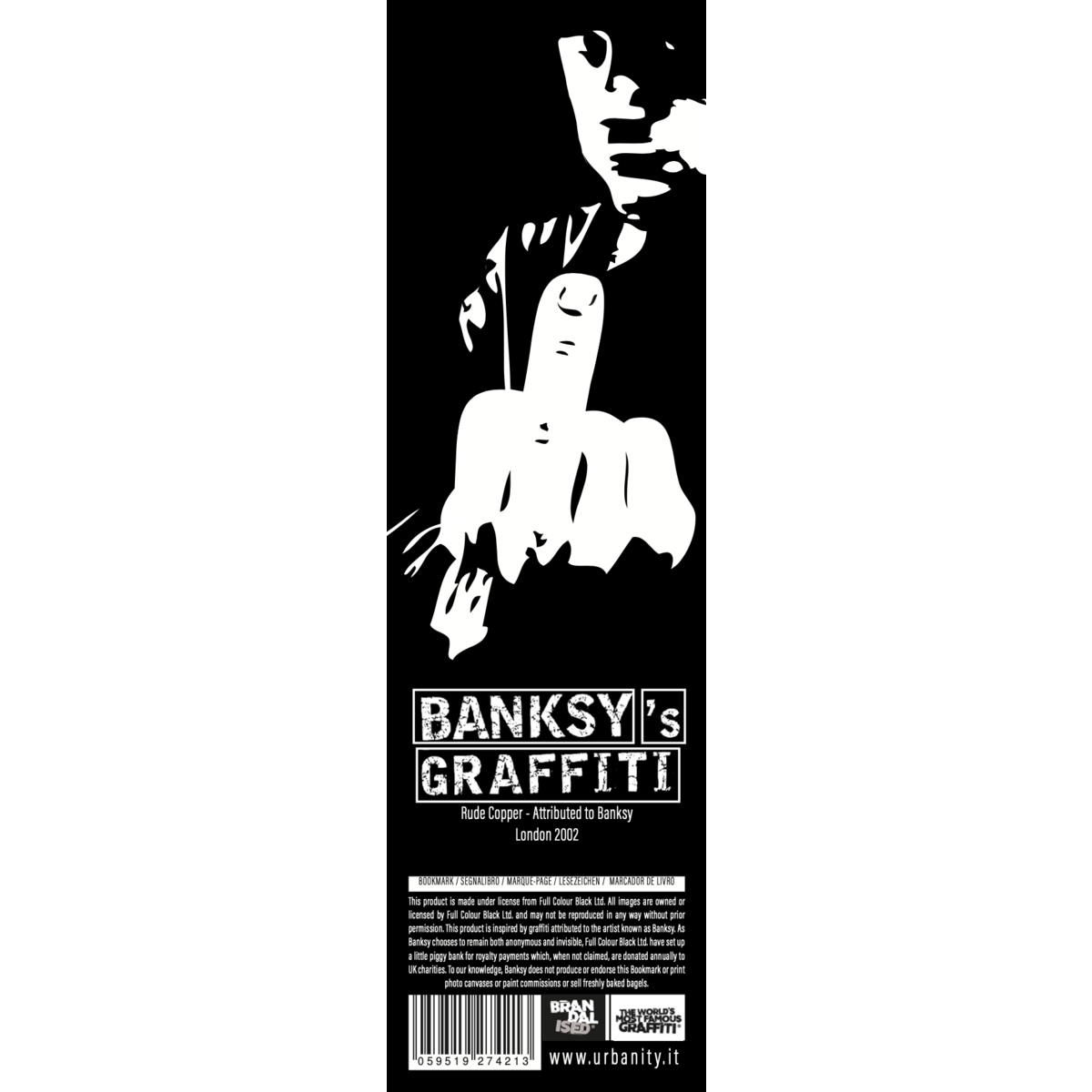 Banksy Segnalibro "Soft-Touch" - Rude Copper