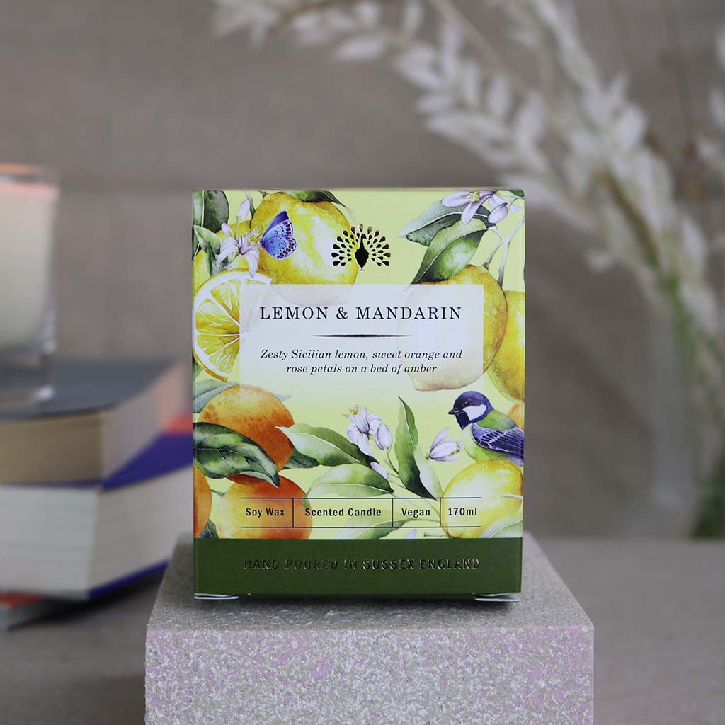 Bougie ENGLISH SOAP C° 170g - Heritage - Citron & Mandarine