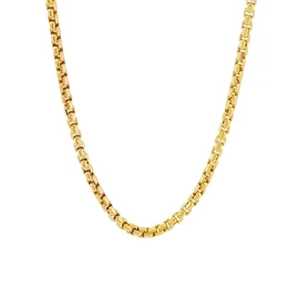 Gold-colored chamomile-inspired necklace with adjustable length options.