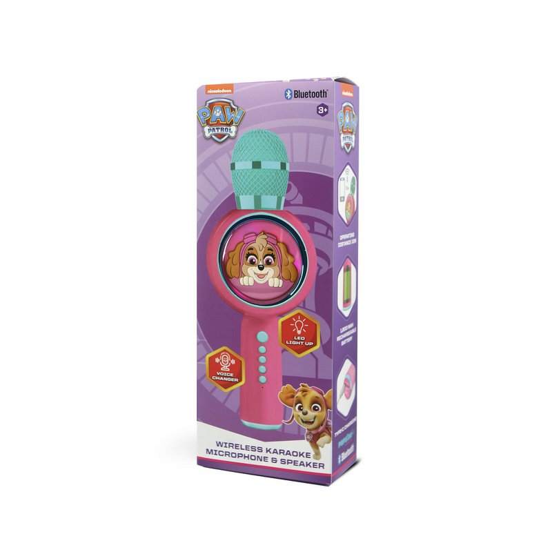Paw Patrol Skye – Popsing Led Light – Bluetooth-Karaoke-Mikrofon