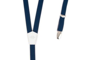 Marineblauwe PortoFino Extra dunne bretels