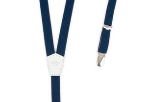 Marineblauwe PortoFino Extra dunne bretels