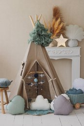 Tipi- und Mattenset „Natural Linen“