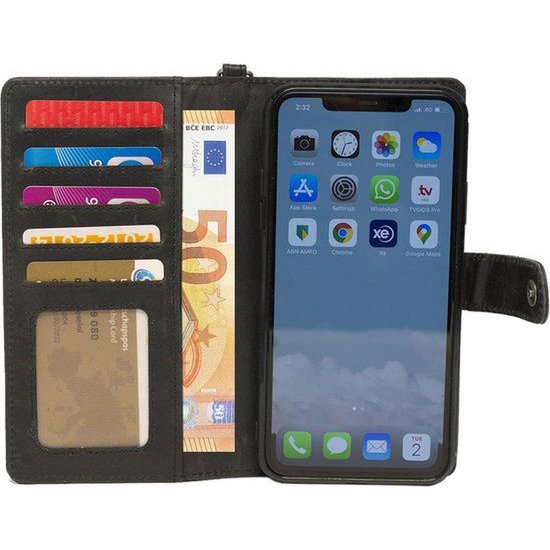 Arrigo iPhone x Skórzany regał czarny