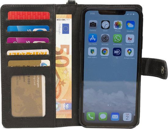 Arrigo iPhone x Skórzany regał czarny