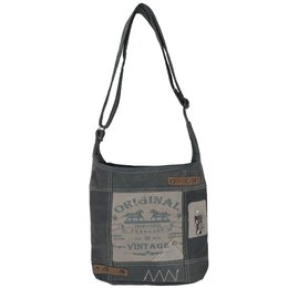 Borsa a tracolla Sunsa. Borsa a marsupio in cotone intrecciato. Borsa a tracolla donna/ragazza con manico regolabile. Borsa in tessuto leggera e capiente con chiusura a zip.