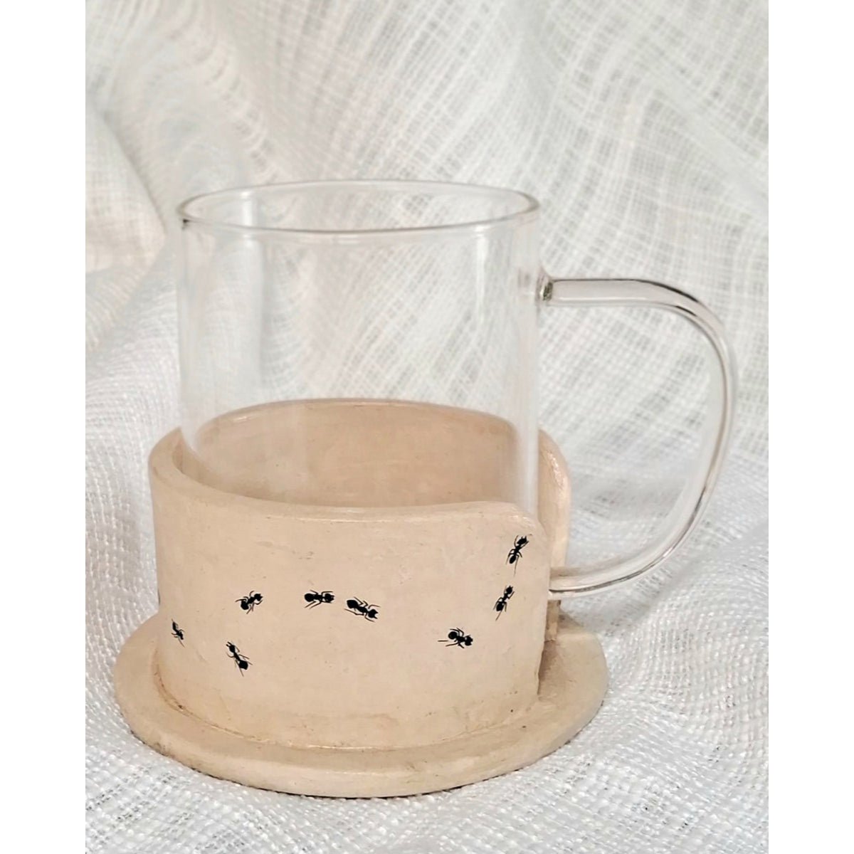 Koffiemok | Papier-maché houder Mieren