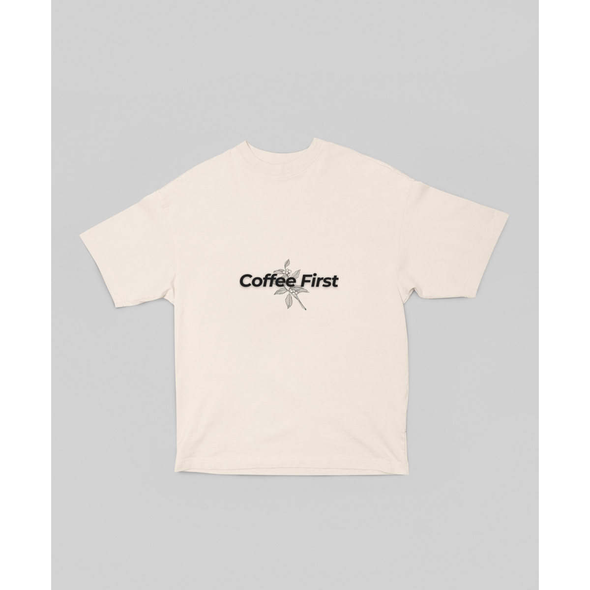 T-Shirt Oversize Café Premier