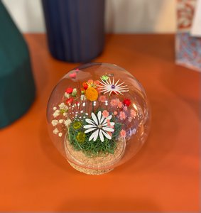 Gedroogde bloemenbel (tuinbel (9 cm))
