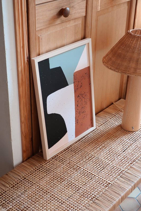Town poster N° 01 signed art paper print