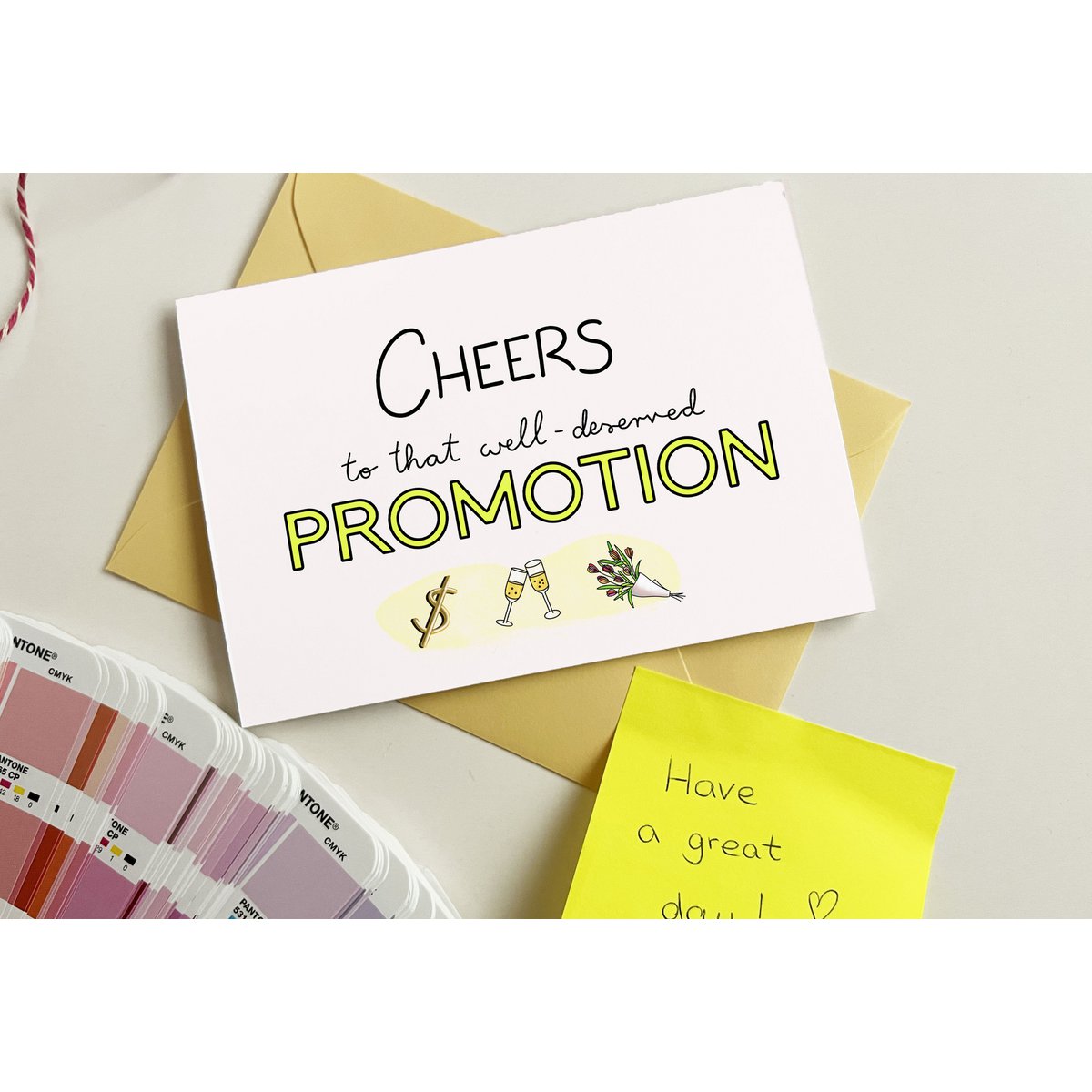 Carte de voeux promotionnelle - Bravo à cette promotion bien méritée