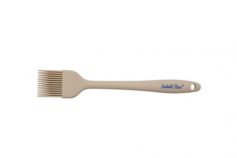 Beige silicone brush Isabelle Rose 21 cm