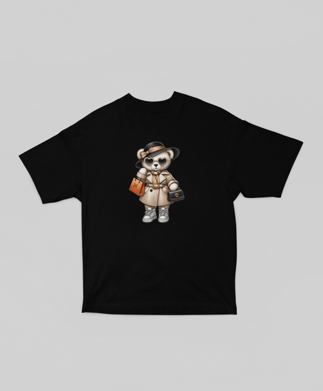 Oversized T-shirt Miss City Bear