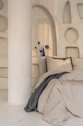 Linen bedding set / Natural melange